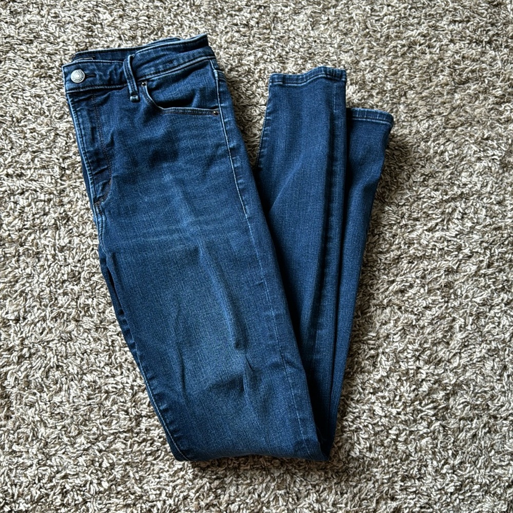A&F Simone high rise super skinny jeans